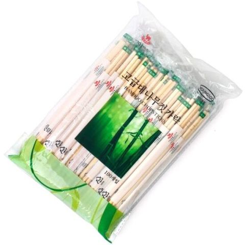 영수 대나무젓가락 100P/ 일회용