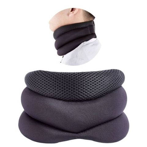 목스트레칭 통풍 메쉬형 목 교정기 외출용 보호대