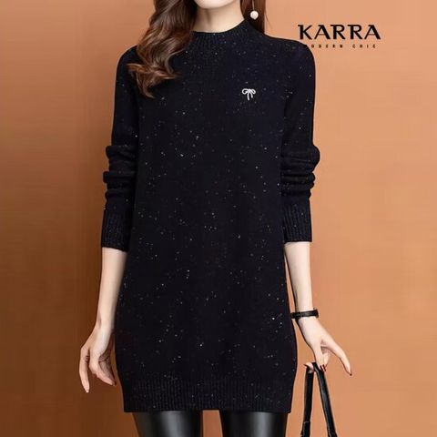KARRA 스타오브나이트롱니트+브로치SET_A4S0035