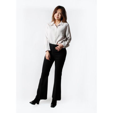[ 롯데백화점 ][꾸즈]뒤밴드벨보텀팬츠(CTPA28P1LM)