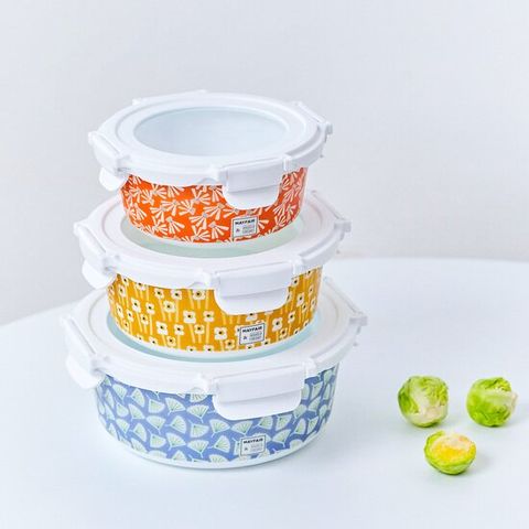 메이페어 가든온테이블 제시카닐슨 밀폐용기 원형 3종