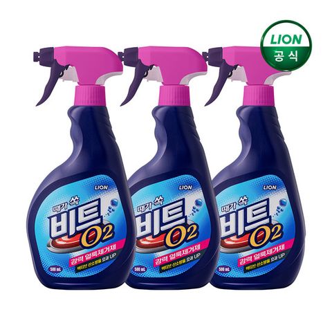 비트O2얼룩제거제 500ml 3개