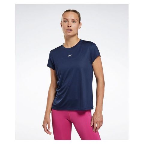 [리복]Reebok 여성 WOR Commercial Poly 반팔 티셔츠 - 네이비 / HK4833 RETS2E339N2