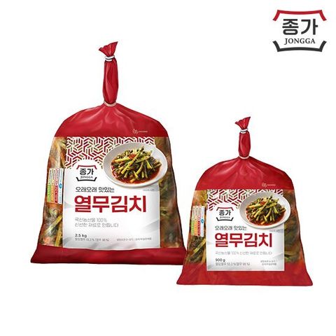 종가 열무김치 2.5kg+열무김치 0.9kg