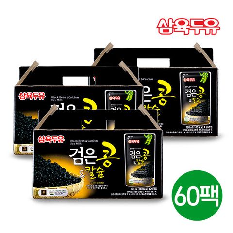 삼육두유 검은콩&칼슘 190ml 60팩