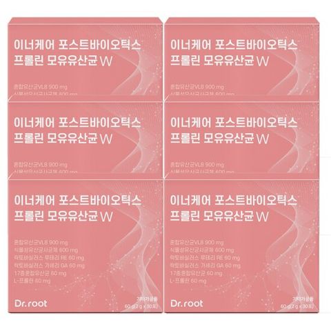 이너케어 포스트바이오틱스 VL8 여성 질 유래 유산균 30포 6박스