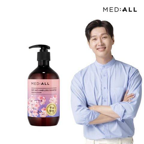 메디올 두피 청정 샴푸 480ml 피치블라썸
