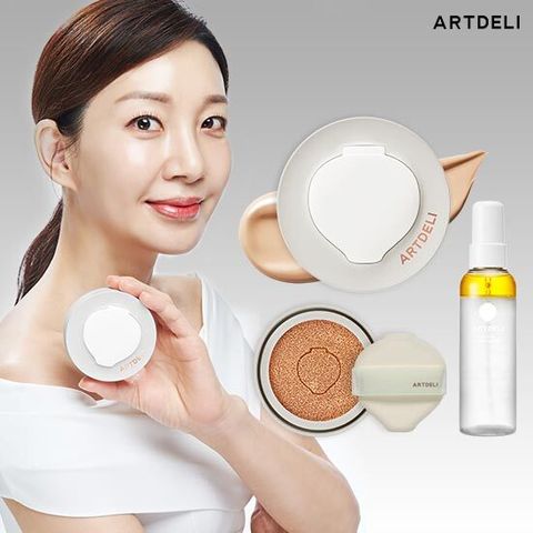 [본사]아트델리 세라믹 글로우 커버 쿠션 본품+리필+미스트
