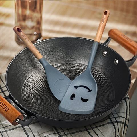 베카 시즈닝 무쇠  셰프웍 28cm+스마일키친툴2p