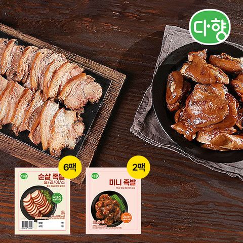 다향 순살족발 150g 6팩 + 미니족 230g 2팩