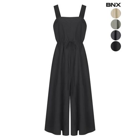 [BNX]여성 바스락 셔링 와이드 점프수트