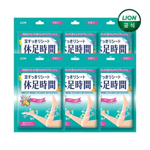 휴족시간 쿨링시트6매입x6개