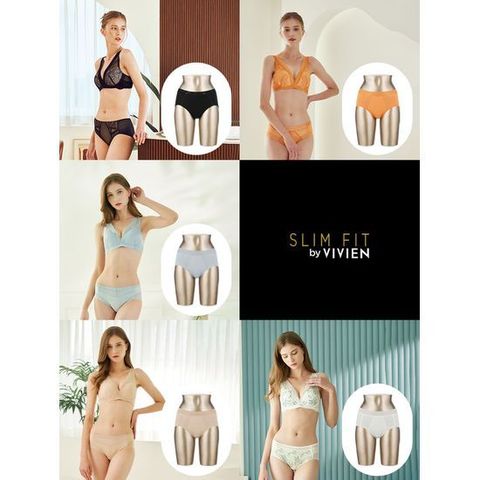 [비비안] 슬림핏 라이크라 텐셀 노와이어 여성속옷세트 15종