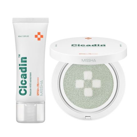 [미샤] 시카딘 레스큐 아토 선 왕쿠션 25g + 선크림 40ml