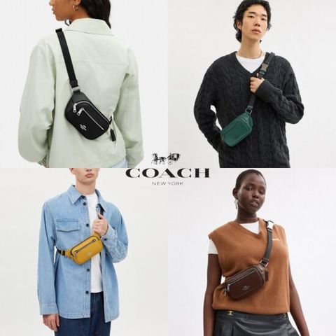 코치 COACH CR190 남자 여자 가방 Elias 미니 벨트 크로스백