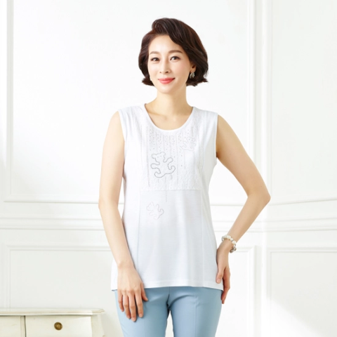 [마담엘레강스][마담엘레강스] 써니 민소매 탑 K201BL08
