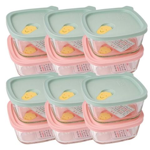 락앤락 오븐햇쌀밥용기 410ml 2EA 6p세트 핑크 민트