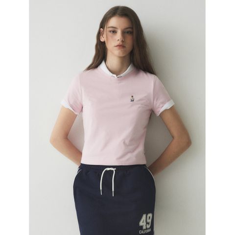 [ 롯데백화점 ][후아유]여성 Steve Crop T-Shirt, WHRAE2423F