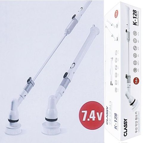 CLASSY K128 무선 욕실 청소기 욕실청소솔 욕실청소기 무선욕실
