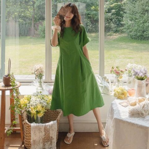 [리린][LABEL] 메리아 바스락 핀턱 원피스