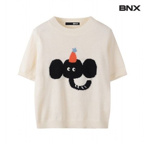 [BNX]워크 울 반팔 니트 (BW1KP013L0)