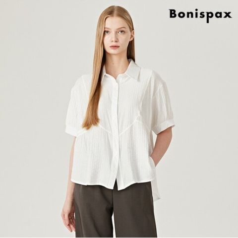 [보니스팍스]루즈핏 반팔 셔츠 (XO2BA025L0)