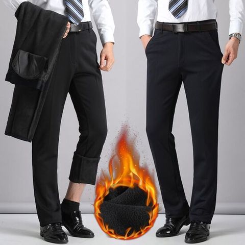 남자 겨울기모슬랙스 정장바지