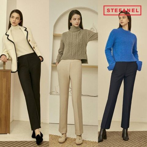 스테파넬 부츠컷 찰떡 밴딩팬츠 3종 [런칭 가격 89,900원]