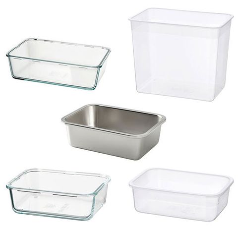 이케아 IKEA 365+ 보관용기+뚜껑 직사각플라스틱 1.0L