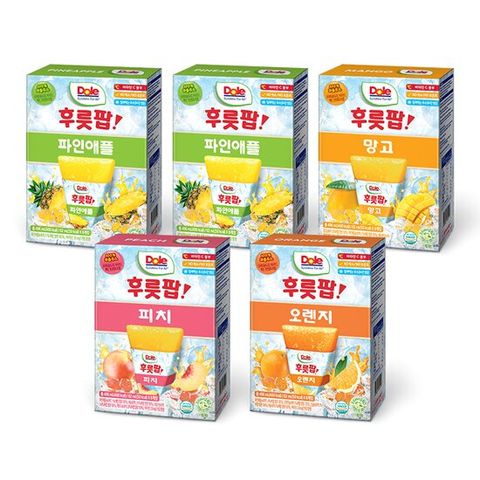 돌후룻팝40팩(파인16팩+망고8팩+오렌지8팩+피치8팩)