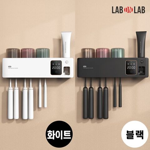 [랩온랩] UV히팅 무선 칫솔살균기 (화이트/블랙 택1)