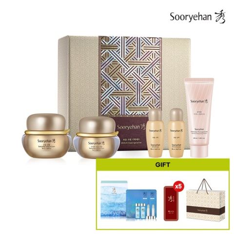 수려한 2024 보윤크림 1.5종 기획 + (수려한 썸머 기프트세트 + 효비담 발효크림 샤섀 5ml + 쇼핑백)v