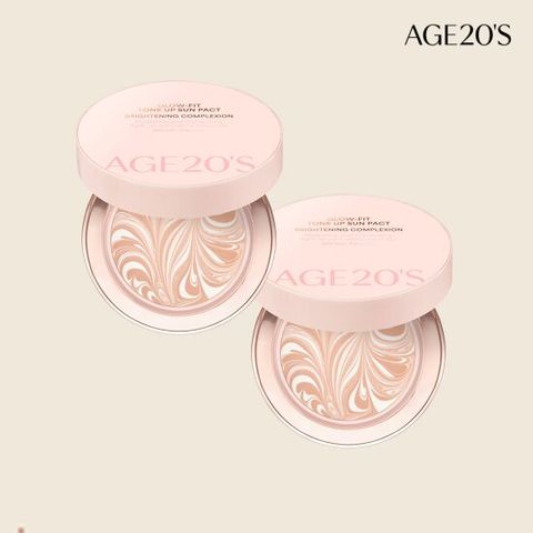 [에이지투웨니스]AGE20S 글로우핏 톤업 선팩트 X 2개 (SPF50+ PA++++)
