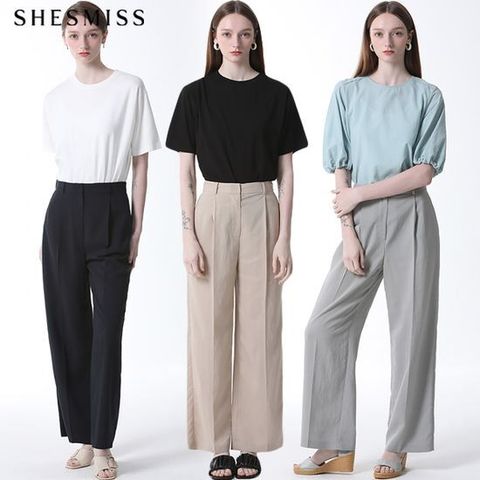 [쉬즈미스]원턱 린넨 팬츠 (택가격 178000원)