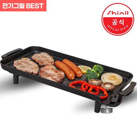 신일 전기그릴 SGP-520JP 잔치팬 전기후라이팬 삼겹살 그릴팬