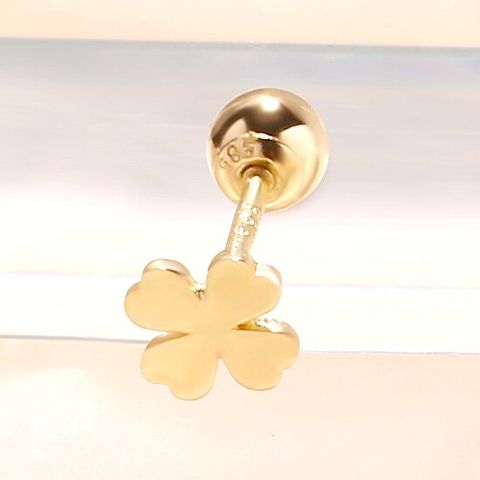 [제메이스] 14K 네잎 크로바 피어싱 (1개)