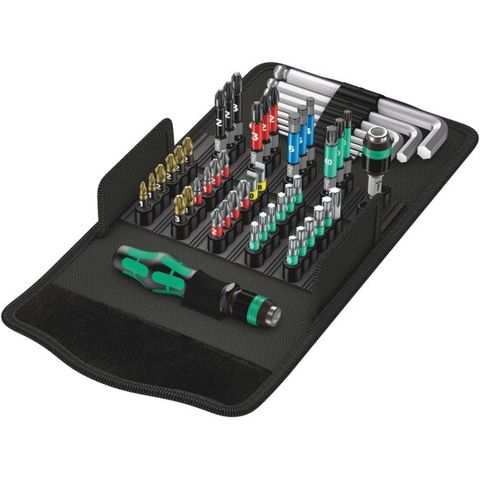 Wera(베라) 05057460001  Kraftform Kompakt 100, 52점 세트 [일본 정규 수입품]