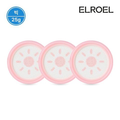 [빅] 엘로엘 핑크 톤업 빅 선쿠션 25g 리필 3개