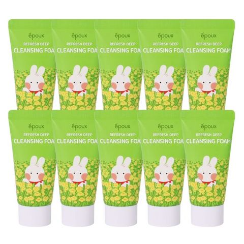 (10개)에뿌 리프레시 여행용 딥 클렌징폼 50ml /미니스.휴대용.