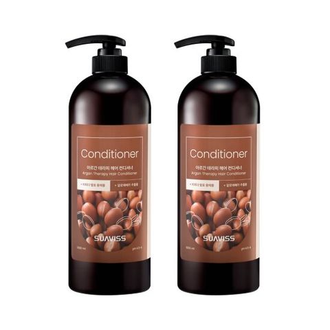 수아비스 아르간 테라피 헤어 컨디셔너 1000ml *2개 SUACD2