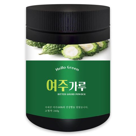 헬로우그린 국산 햇 여주 분말 가루 240g(통)