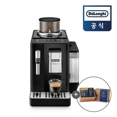 [테이스트 저니팩 증정] 프리미엄 전자동 커피머신 리벨리아 오닉스블랙 KREXAM440.35.B