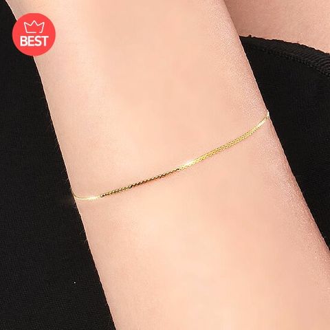 [제메이스] 14K 이태리 실키 스네이크 체인 팔찌