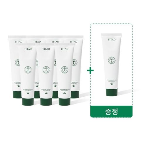 티타드 점보치약 180g 7개 + 1개 증정