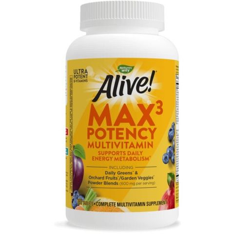 얼라이브  Max3  도움  종합  비타민  전신  영양  고효능  BVitamins  180정
