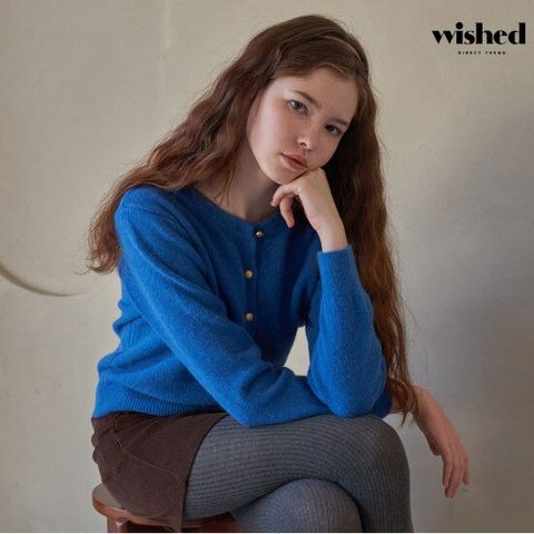 [위시드]비스코스 버튼 가디건 (WIBCCD020)
