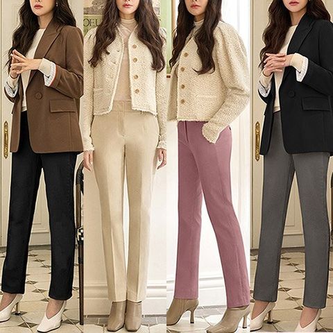 홈쇼핑인기 라이크라 스트레치 팬츠1종/슬랙스