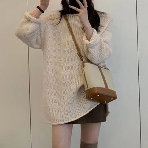[아리엘스타일]가을신상 일상룩 토리코롱니트