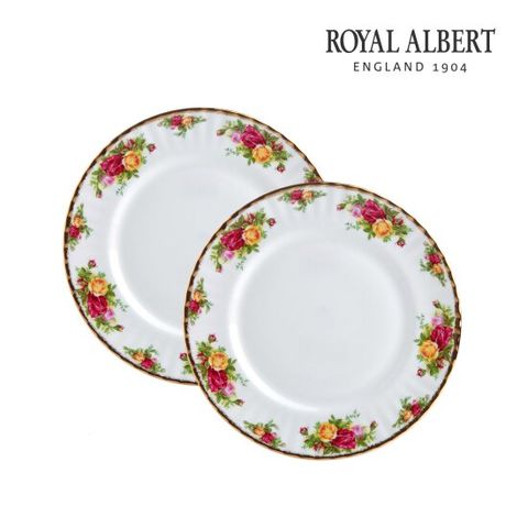 [로얄알버트] 황실장미 27cm 접시 2P