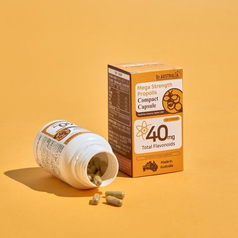 메가스트렝스 프로폴리스 캡슐 60정 호주산 플라보노이드 40mg
